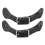 Genuine Leather Spur Straps for Riding, Handmade Black Riding Accessories, Adjustable Size, Durable Material 1