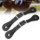 Genuine Leather Spur Straps for Riding, Handmade Black Riding Accessories, Adjustable Size, Durable Material 2