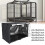 Pet Cage Cover with Multiple Access Points for Dogs, 36 Inch (91.4 cm), Durable Material, Easy Access Design 5