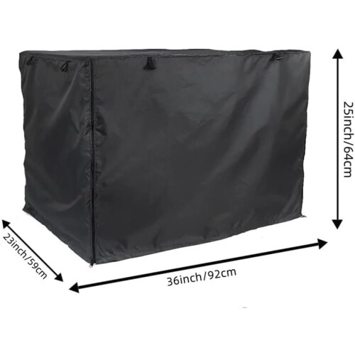 Pet Cage Cover with Multiple Access Points for Dogs, 36 Inch (91.4 cm), Durable Material, Easy Access Design 1