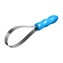 Pet Shedding Blade for Horses and Livestock, Durable Grooming Comb Tool, Double Loop Design for Effective Hair Removal