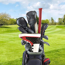 Lustiger golf Putter-Kopfschutz in Schuhform aus PULeder, L/Flach, 17x13,5 cm