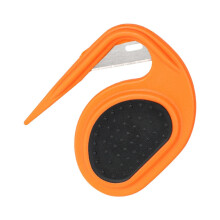 Pet Knotting Comb Detangler with Steel Blade for Cats and Dogs, Orange Detangling Knife for Grooming Tangles and Mats