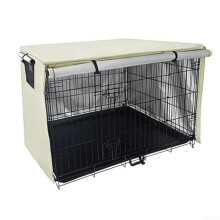 Dog Crate Cover, Waterproof Oxford Fabric, Medium Size 109 x 74 x 76 cm, with Breathable Window for Pet Crate