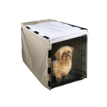 Dog Crate Cover 210D Oxford Fabric, Waterproof, Cozy Pet Retreat, Fits Standard Size Dog Cages, Easy to Clean