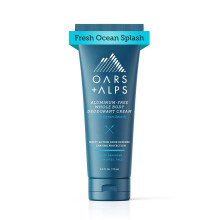 Oars + Alps Ganzkrper-Deodorant-Creme fr Mnner Geruchsabwehr mit Mehrfachwirkung Aluminiumfreies, backnatronfreies Anti-Scheuermittel 2,5-Un