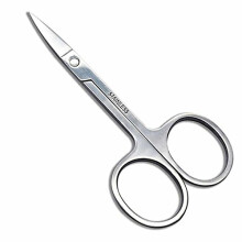 Makeup Scissors Set - Small Stainless Steel Nose Hair Scissors and Rounded Eyebrow Epilator - 3 Pieces