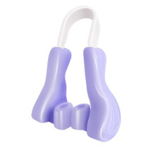 Nose Shaper Slimming Nose Device Straightener for Night Lift, Purple Violet Color, Adjustable Fit for All Sizes