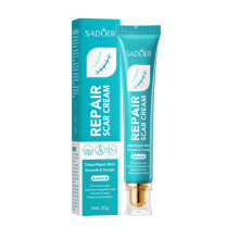 Sadoer Crème Cicatrice Formule Hydratante pour Brûlures et Cicatrices Convient à Tous Types de Peau