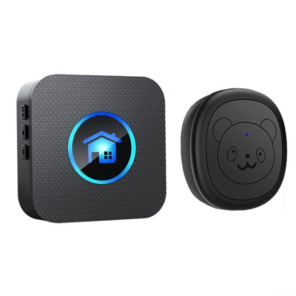 Wireless Doorbell For Potty Training, Touch-Sensitive Communication Tool With Quick Setup, 5 Volume Levels, 1 Receiver + 1 Button 6038364782434