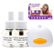 Cat Soothing Diffuser 96 ml, Portable Calming Diffuser for Indoor/Outdoor Use, Natural Stress Relief Spray for Cats