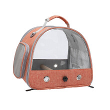 Bird Carrier Travel - Compact Travel Carrier Birds Bag for Parrots, Small Pets, Detachable Backpack Straps, Travel Cage