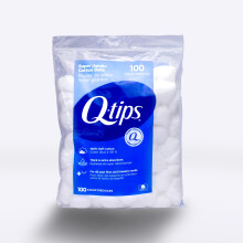 Q-tips Super Jumbo bomuldskugler til sknhedsfrstehjlp og babypleje 100 % tyk bomuld 100 Count