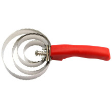 4 Ring Stainless Steel Reversible Curry Comb with Soft Rubber Grip for Livestock Grooming and Care