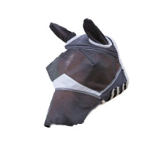 Horse Fly Mask with UV Protection and Adjustable Neck Straps, Stretchable and Breathable Design for Comfortable Fit