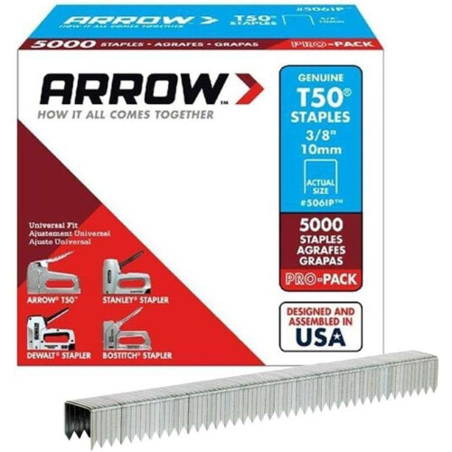 Arrow STAPLES T50 3/8"""" PK5000