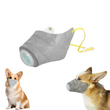Dog Protection Mask Breathable Pet Mask with Adjustable Straps Non-Woven Fabric for Dog Training and Walking Size B