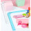 Folding Straight Ruler Set, 3-Pack 30 cm Clear Plastic Foldable Rulers for Office and School Use 3