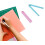 Folding Straight Ruler Set, 3-Pack 30 cm Clear Plastic Foldable Rulers for Office and School Use 4