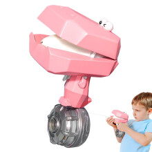 Water Gun - Electric Water Sprayer - Interactive Summer Outdoor Toy for Kids, Teens, Adults - Pink Crocodile Design