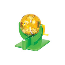 Mini Lottomachine for Kids Parties - Compact Bingo Machine for Living Room, Family Fun, Easy to Use, Colorful Design