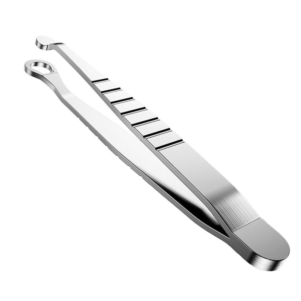 Ingrown Hair Tweezers - Nose Hair Trimmer with Non-Slip Round Head for Face Body Sensitive Skin Travel Use