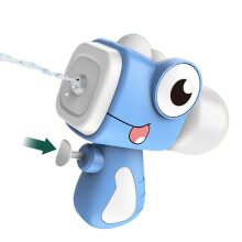 Water Toy For Children - Electric Pool Toy With Spray Function, 6-8 Meters Range, Blue, Ideal For Garden And Vacation