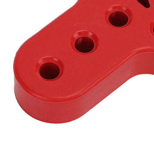 Universal Gummidämpferhalterung mit 7 Löchern, 12 mm, rot 2