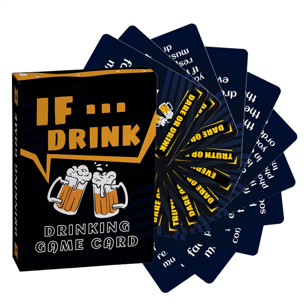 Drinking Card Games for Adults | Portable Funny Drinking Games for Game Nights | Fun Adult Card Game for Social Gatherings