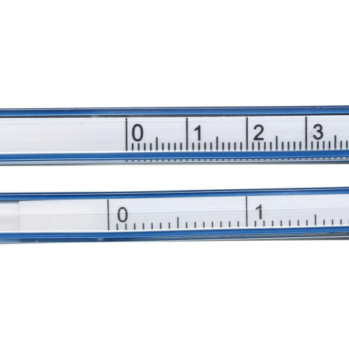 24" Flexible Ruler 60cm for Technical Drawing, Design, and Graphics - Precision Measurement Tool in Clear Plastic 1