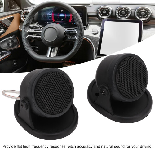 Mini Auto-Jeckens 101dB 5-20KHz Seidendom Black 4Ω 20W 2