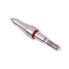Steel 100 Grain Archery Field Points, 8-32 Screw-In Broadheads for Compound and Recurve Bows, 12-Pack Target Shooting
