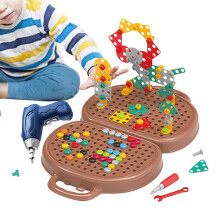 Toddler Workbench Playset for Role Play Construction Worker - Learning Toy from 3 Years for Boys and Girls, Pedagogical, Promotes Fine Motor Skills