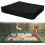 Square Sandbox Cover 180 x 180 x 20 cm Waterproof Dustproof Black With Drawstring For Sandboxes 4