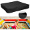 Square Sandbox Cover 180 x 180 x 20 cm Waterproof Dustproof Black With Drawstring For Sandboxes 3
