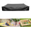 Square Sandbox Cover 180 x 180 x 20 cm Waterproof Dustproof Black With Drawstring For Sandboxes 5