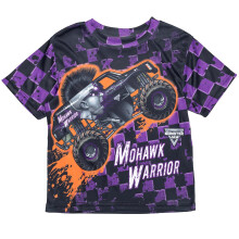 Monster Jam Mohawk Warrior T-Shirt für Jungen Lila 10-12