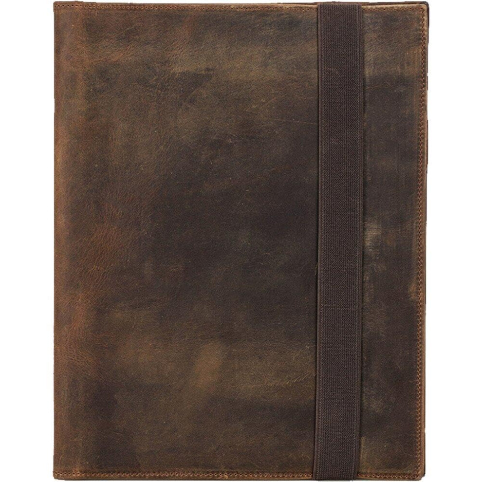 Leather Notebook Portfolio for B5 Size Travel File Folder, Office Conference Organizer, Durable School Stationery Supply-image-OPC-PK5NXP6-NEW