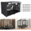 Practical Dog Crate Cover 30 Inch with Breathable Mesh Design for Various Cage Sizes and Enhanced Ventilation 3