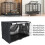 Practical Dog Crate Cover 30 Inch with Breathable Mesh Design for Various Cage Sizes and Enhanced Ventilation 2