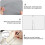 Clear Plastic T Square Ruler 12 Inch Double Sided Scale for Precision Drawing and Layout Design - 2 Pack 2
