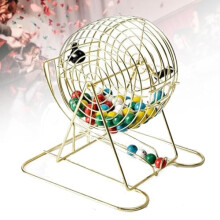 Manual Cage Set: 50 cm Luxury Lottery Machine for Home Office and Community Events – Easy to Use and Durable