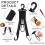 Dugout Organizer Hooks for Baseball and Softball Gear, 3-in-1 Design for Bats and Helmets, Durable Multi-Purpose Storage Solution 5