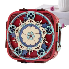 3D Puzzle Box Music Box Kit, Vintage Mechanical Jewellery Box Model for Adults and Children, Handcrafted Treasure Chest