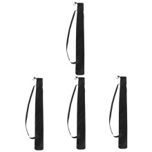 Baseball Bat Bag With Padding, Large Softball Backpack For Adults And Youth, Black Oxford Fabric, 4-Bat Capacity