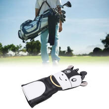 Wasserdichte PU-Golfschlägerkopfhaube Ball Driver Putter 30x14cm Schwarz