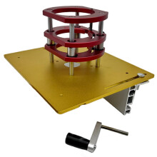 Lift Tisch Router Lift System with Anti-Rust Base, Clear Scale, Compatible with Wood Router for Precision Woodworking Tools