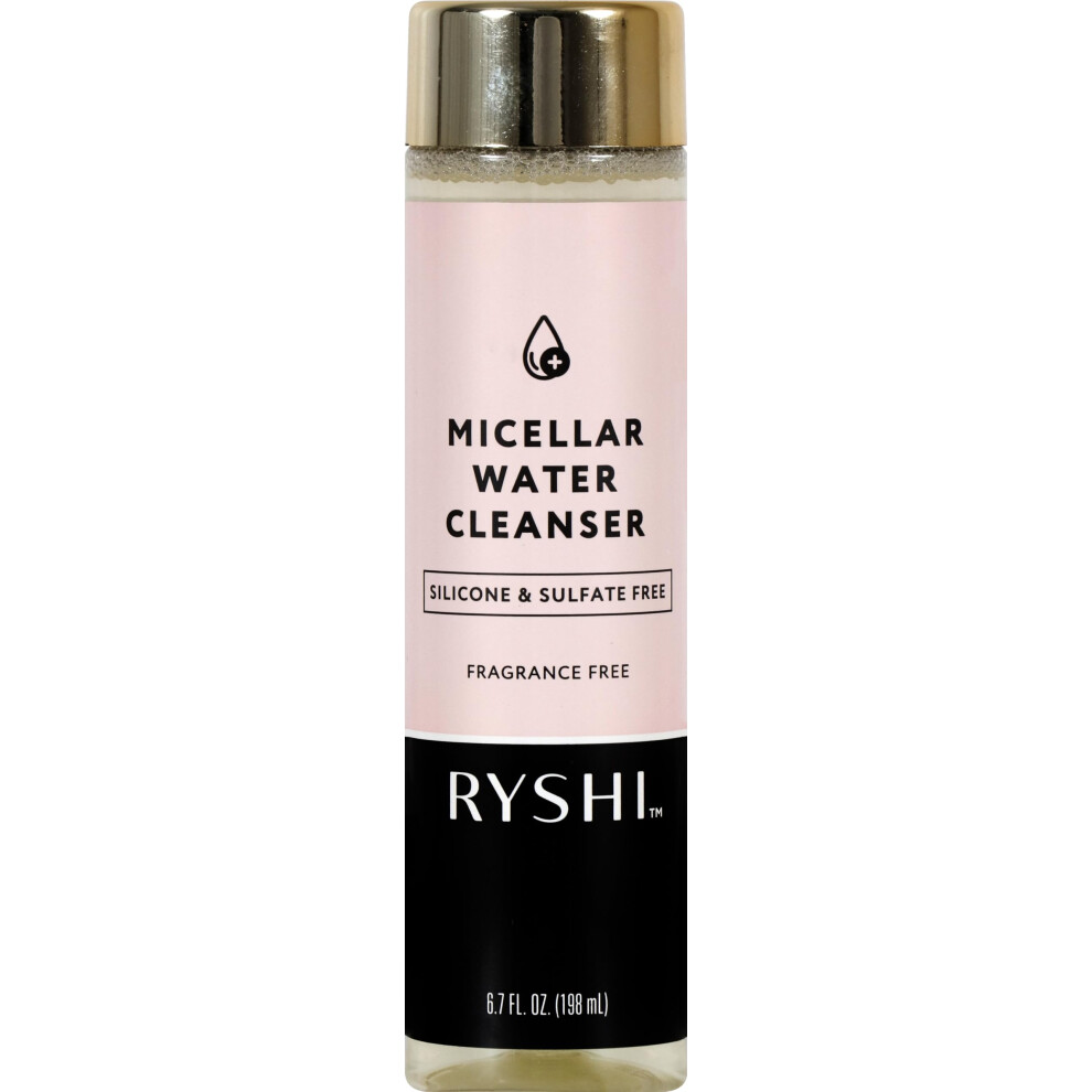 Ryshi Micellar Water Cleanser - Fragrance Free, 6.7 Fl Oz