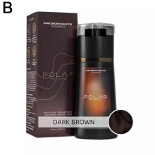 (Dark Brown)Hair Dye Shampoo, Polar Hair Dye Shampoo, Natural Hair Color Shampoo for Gray Hair Coverage for Women & Men