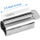 Tube Squeezer Pack of 2, Stainless Steel Toothpaste Squeezer with Stand Function, Total Squeeze for Empty Tubes, Silver Finish 2